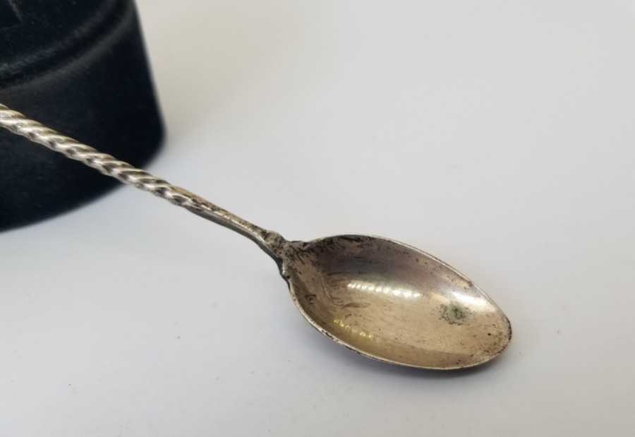 SAPI OSMANLICA YAZILI OSMANLI DÖNEMİ GÜMÜŞ KAŞIK