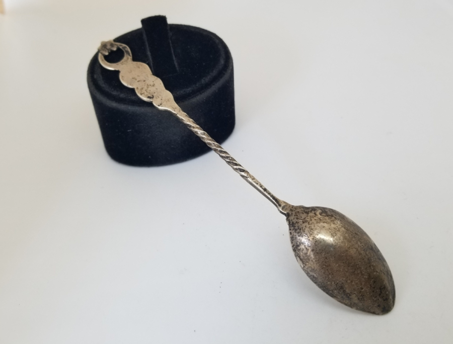 SAPI OSMANLICA YAZILI OSMANLI DÖNEMİ GÜMÜŞ KAŞIK