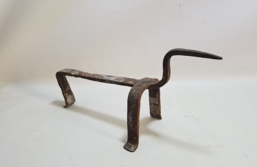 OSMANLI DÖNEMİ HAYVAN FORMUNDA YAPILMIŞ TEKKE İŞİ ODUN EŞEĞİ - ODUN TUTMACI