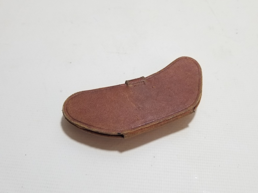 ORJİNAL DERİ KILIFINDA OSMANLI DÖNEMİ ALTIN KAPLAMA TÜCCAR GÖZLÜĞÜ