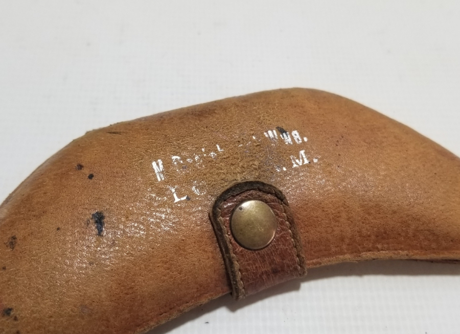 ORJİNAL DERİ KILIFINDA OSMANLI DÖNEMİ ALTIN KAPLAMA TÜCCAR GÖZLÜĞÜ