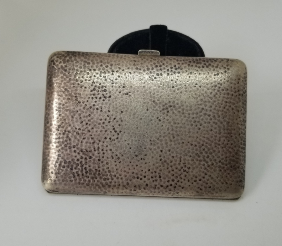 GÜMÜŞ KAPLAMA ANTİKA SİGARA TABAKASI