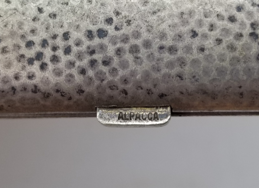 GÜMÜŞ KAPLAMA ANTİKA SİGARA TABAKASI