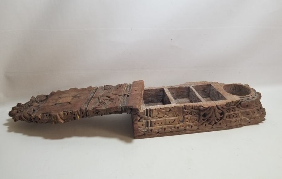 OSMANLI DÖNEMİ DEV BOYDA ÇOK NADİR AHŞAP KAHVE KUTUSU