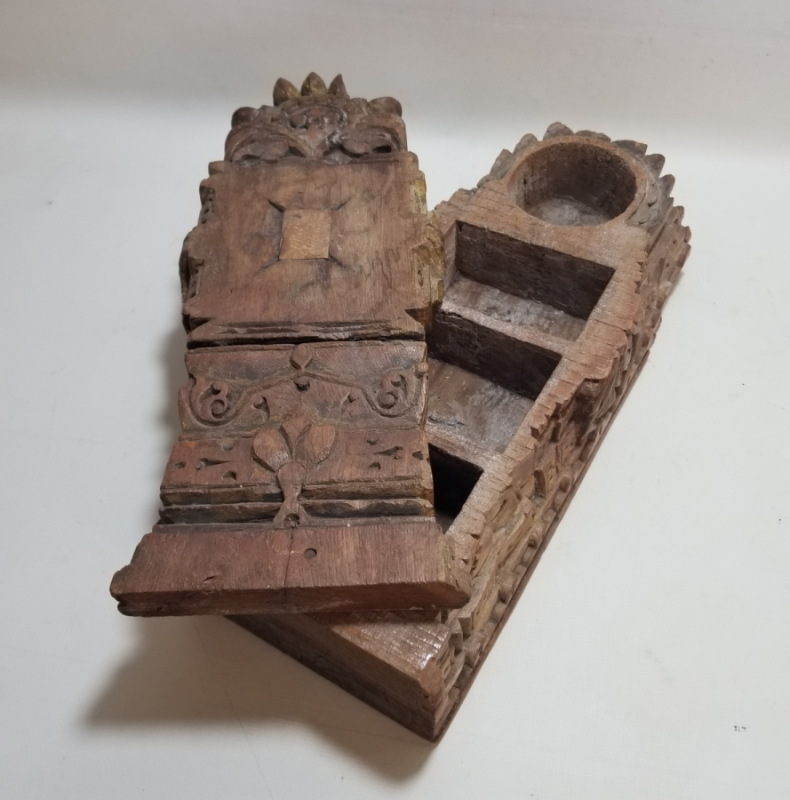 OSMANLI DÖNEMİ DEV BOYDA ÇOK NADİR AHŞAP KAHVE KUTUSU