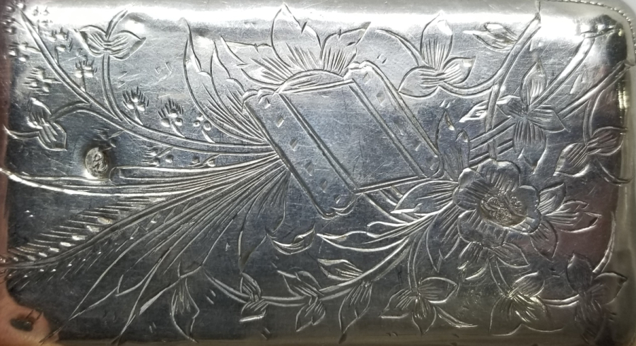 OSMANLI DÖNEMİ TUĞRALI GÜMÜŞ TÜTÜN TABAKASI