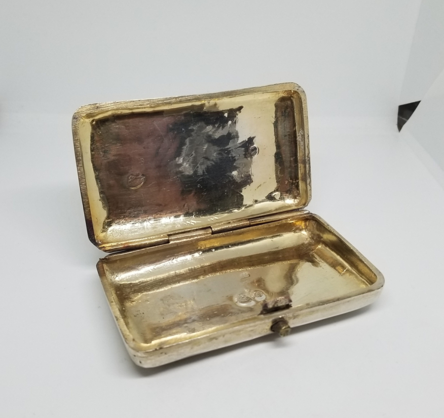 OSMANLI DÖNEMİ TUĞRALI GÜMÜŞ TÜTÜN TABAKASI