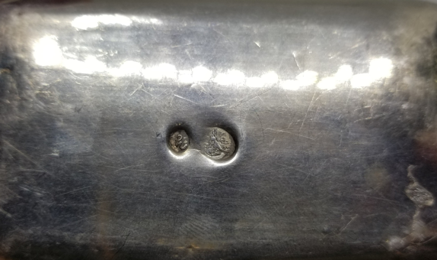 OSMANLI DÖNEMİ TUĞRALI GÜMÜŞ TÜTÜN TABAKASI