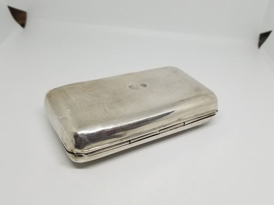 OSMANLI DÖNEMİ TUĞRALI GÜMÜŞ TÜTÜN TABAKASI