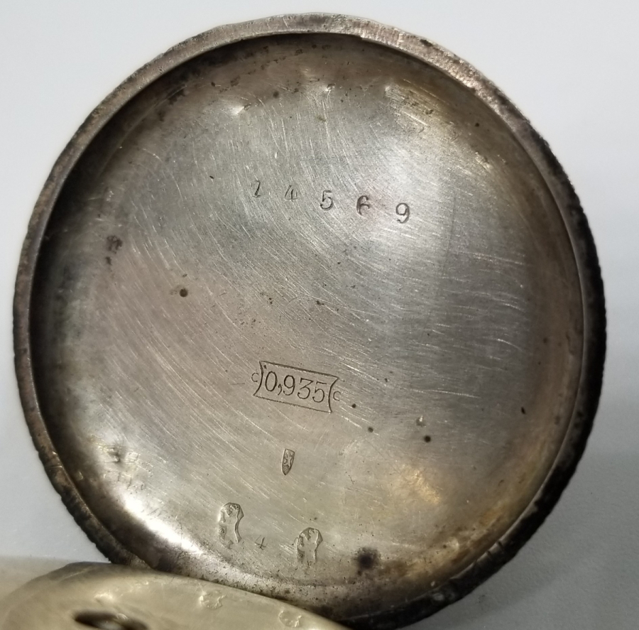 KADRANI ALTIN VE VAV HARFLERİYLE BEZELİ OSMANLI DÖNEMİ GÜMÜŞ CEP SAATİ