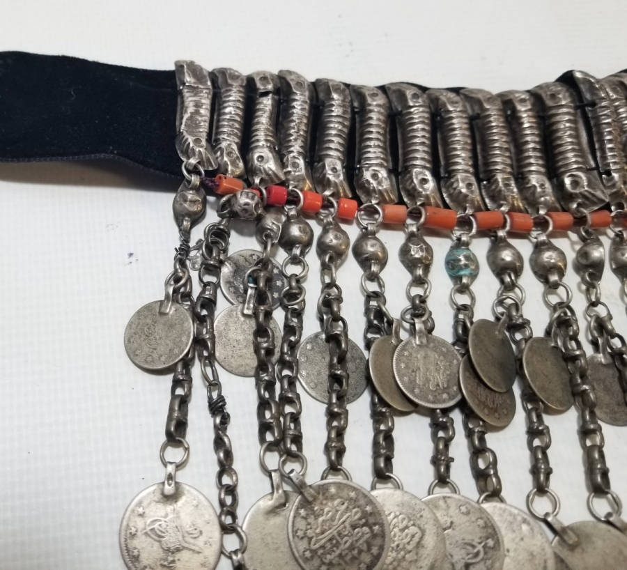 ÜZERİ OSMANLI PARALI OSMANLI DÖNEMİ MERCAN TAŞLI GIDIKLIK - GERDANLIK