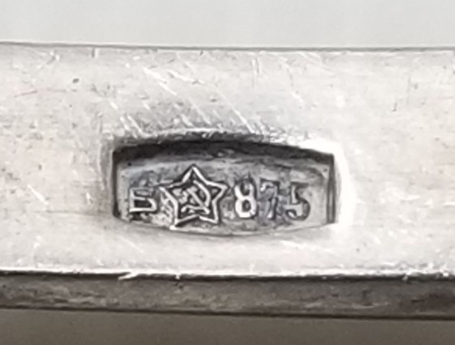 ÜZERİ ALTIN VERMEYLİ ANTİKA SAVATLI GÜMÜŞ RUS TATLI KAŞIĞI TAKIMI