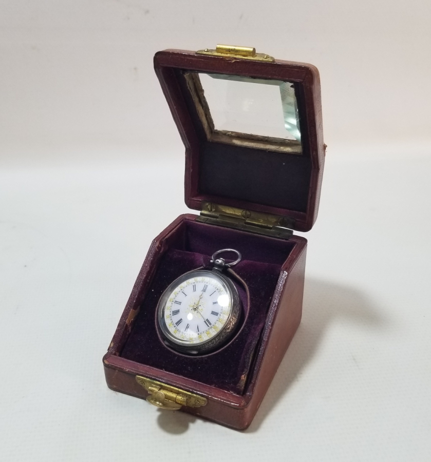 NADİR TİPTE OSMANLI DÖNEMİ LEVANTEN CEP SAATİ STANDI