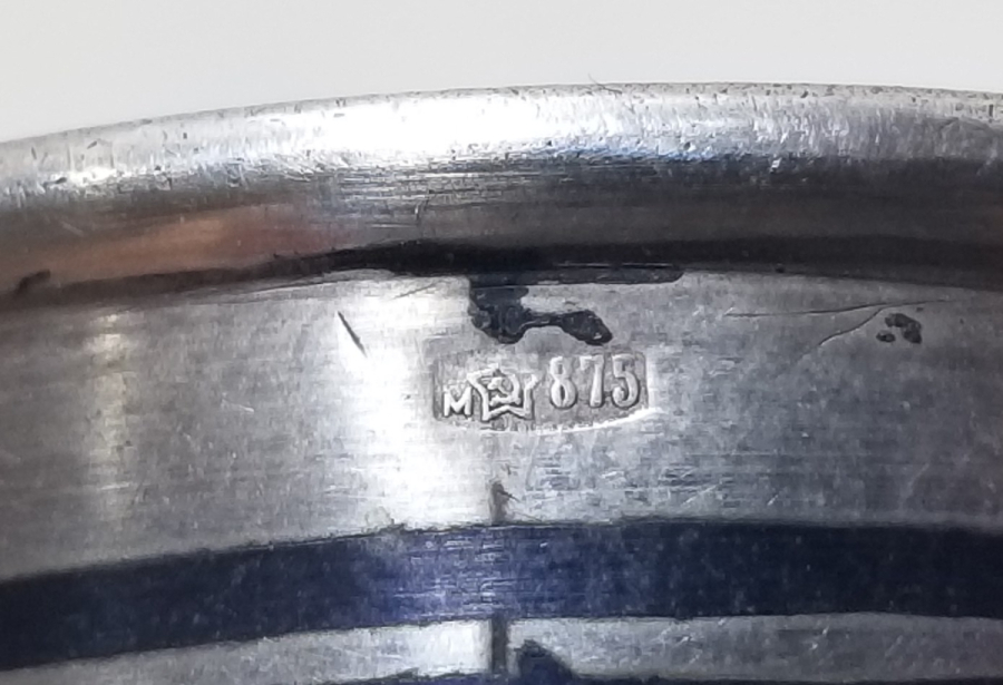 ANTİKA GÜMÜŞ SAVATLI RUS KADEH