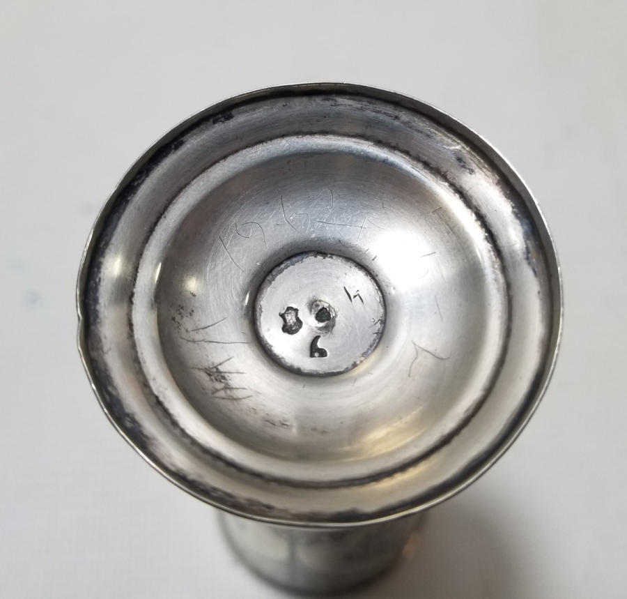 ANTİKA GÜMÜŞ SAVATLI RUS KADEH