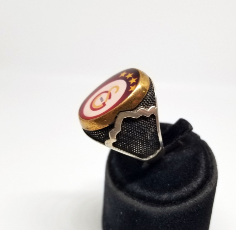 ÖZEL YAPIM GÜMÜŞ GALATASARAY TARAFTAR YÜZÜĞÜ