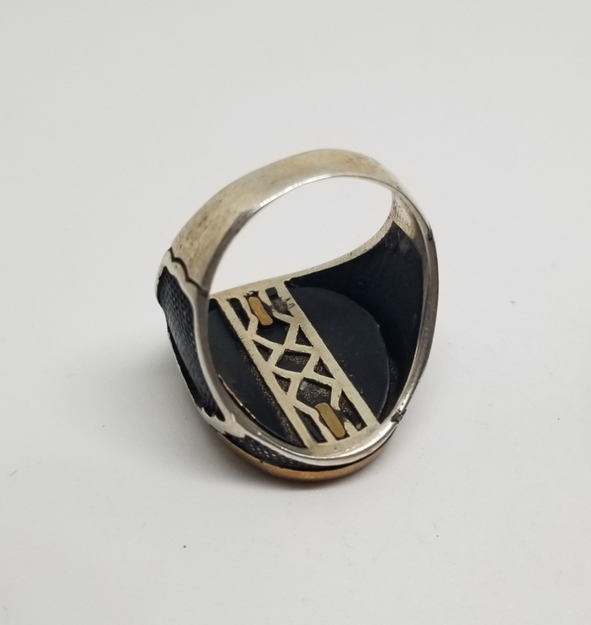 ÖZEL YAPIM GÜMÜŞ BEŞİKTAŞ TARAFTAR YÜZÜĞÜ