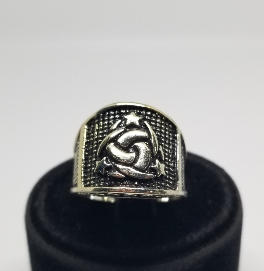 TEŞKİLAT-I MAHSUSA AMBLEMLİ ÖZEL YAPIM GÜMÜŞ YÜZÜK