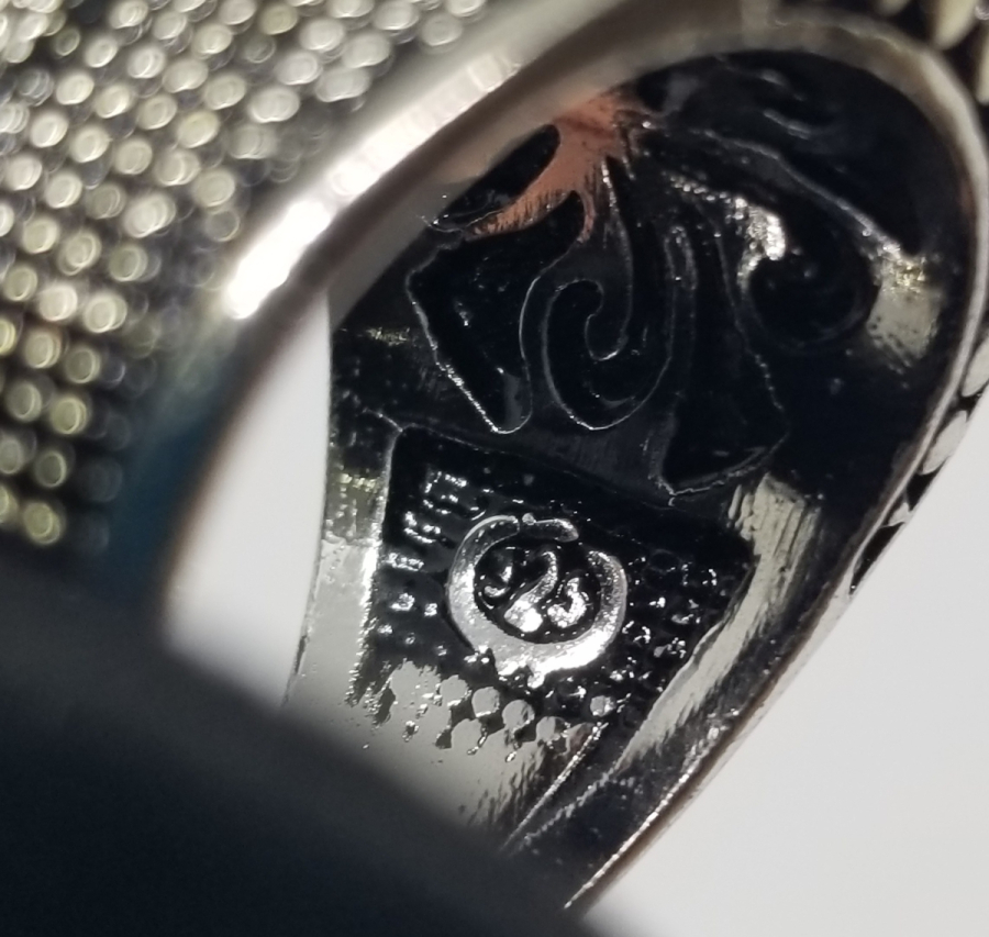 TEŞKİLAT-I MAHSUSA AMBLEMLİ ÖZEL YAPIM GÜMÜŞ YÜZÜK