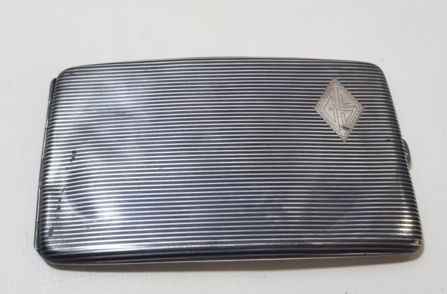 SAVATLI GÜMÜŞ ANTİKA İNGİLİZ SİGARA TABAKASI