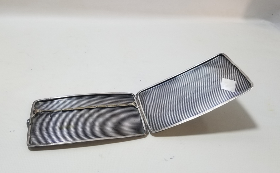 SAVATLI GÜMÜŞ ANTİKA İNGİLİZ SİGARA TABAKASI