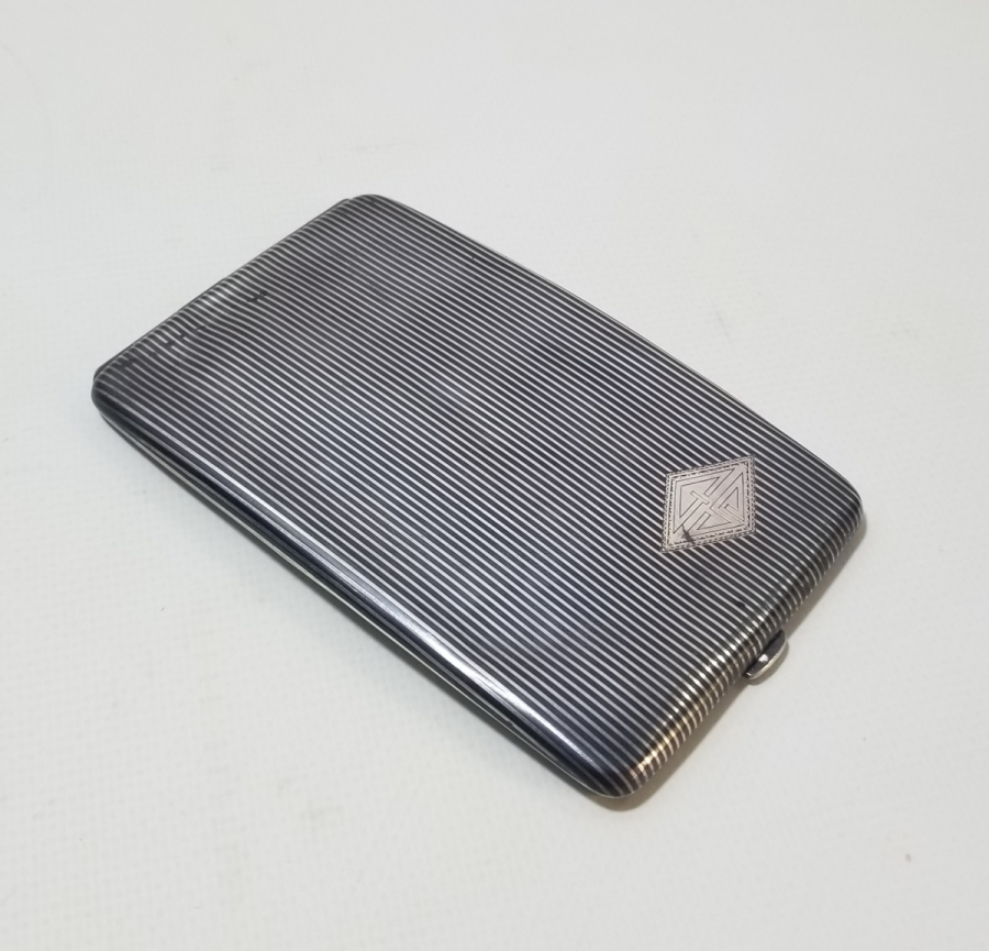 SAVATLI GÜMÜŞ ANTİKA İNGİLİZ SİGARA TABAKASI