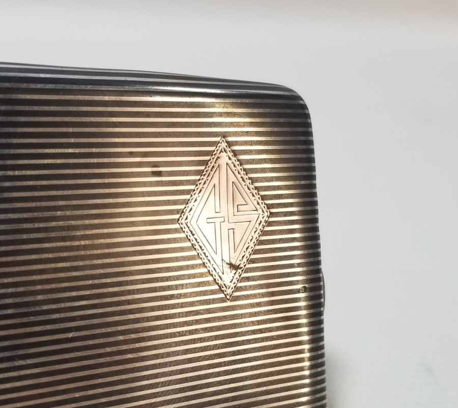 SAVATLI GÜMÜŞ ANTİKA İNGİLİZ SİGARA TABAKASI