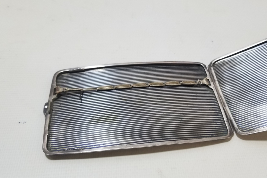 SAVATLI GÜMÜŞ ANTİKA İNGİLİZ SİGARA TABAKASI