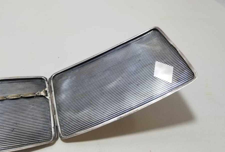 SAVATLI GÜMÜŞ ANTİKA İNGİLİZ SİGARA TABAKASI