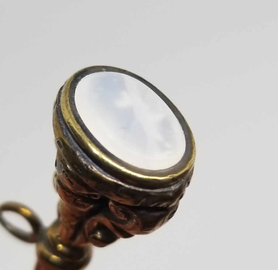 OSMANLI DÖNEMİ NADİR NECEF TAŞLI ALTIN CEP SAATİ KURMA ANAHTARI