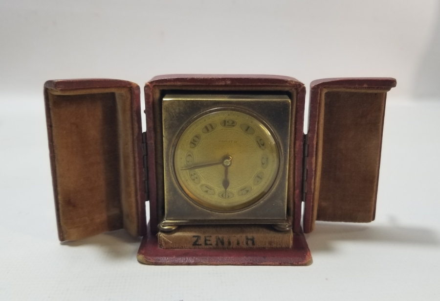 ORİJİNAL KUTUSUNDA ÇOK NADİR ZENITH MASA SAATİ