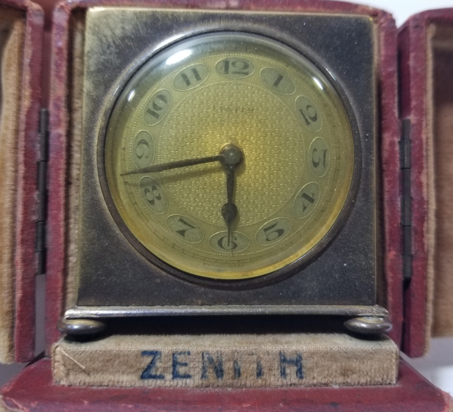 ORİJİNAL KUTUSUNDA ÇOK NADİR ZENITH MASA SAATİ