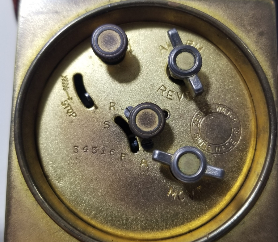 ORİJİNAL KUTUSUNDA ÇOK NADİR ZENITH MASA SAATİ