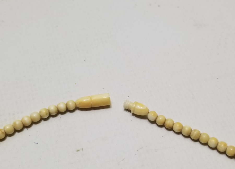 OSMANLI DÖNEMİ EL YAPIMI FİLDİŞİ GERDANLIK