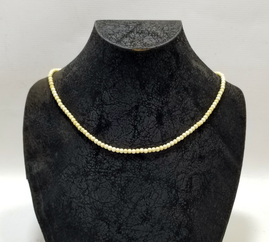 OSMANLI DÖNEMİ EL YAPIMI FİLDİŞİ GERDANLIK