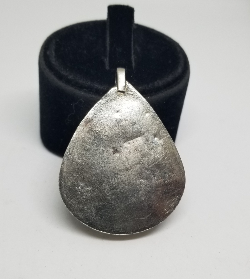 ARMUDİ FORMDA TÜRKMEN İŞİ ANTİKA KOLYE