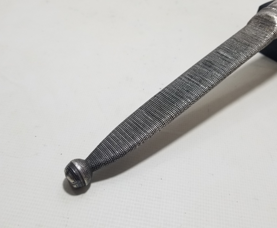 İÇİNDE GUBAR-I ŞERİF BULUNAN ÇOK NADİR SAVATLI GÜMÜŞ KUŞAK KAMASI