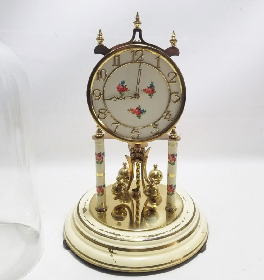 NADİR TİPTE ANTİKA KURMALI MASA SAATİ