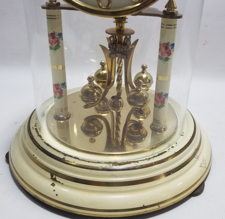 NADİR TİPTE ANTİKA KURMALI MASA SAATİ