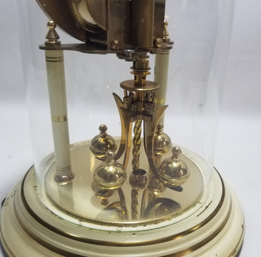 NADİR TİPTE ANTİKA KURMALI MASA SAATİ