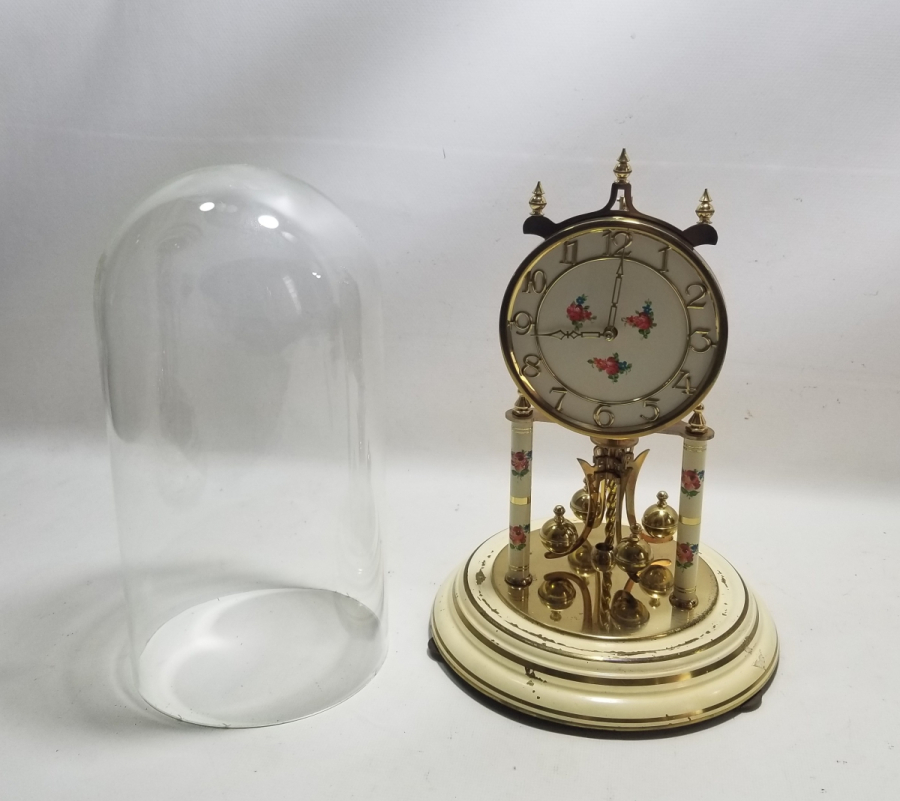 NADİR TİPTE ANTİKA KURMALI MASA SAATİ