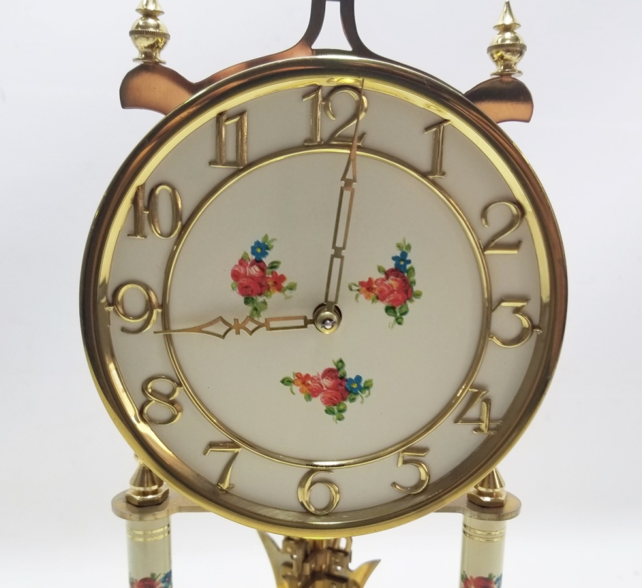 NADİR TİPTE ANTİKA KURMALI MASA SAATİ