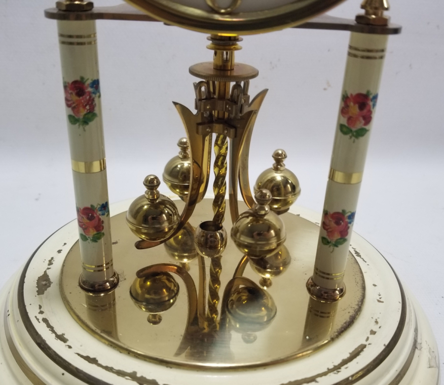 NADİR TİPTE ANTİKA KURMALI MASA SAATİ