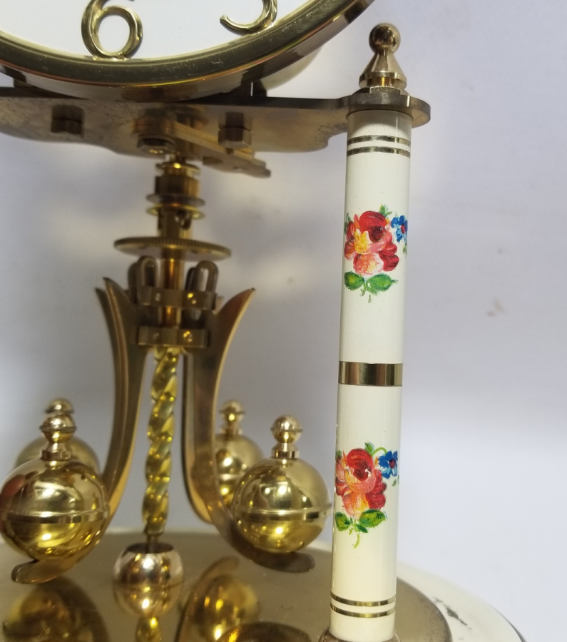 NADİR TİPTE ANTİKA KURMALI MASA SAATİ