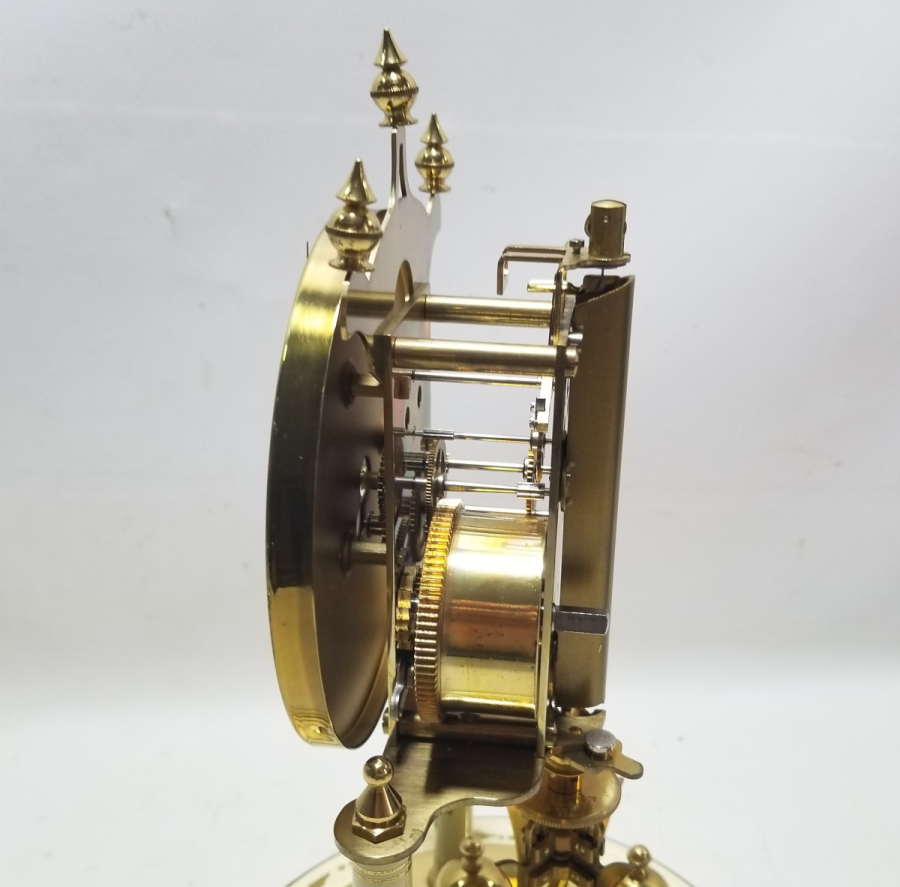 NADİR TİPTE ANTİKA KURMALI MASA SAATİ