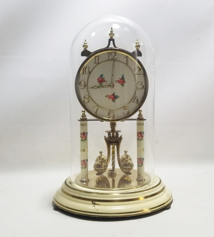 NADİR TİPTE ANTİKA KURMALI MASA SAATİ