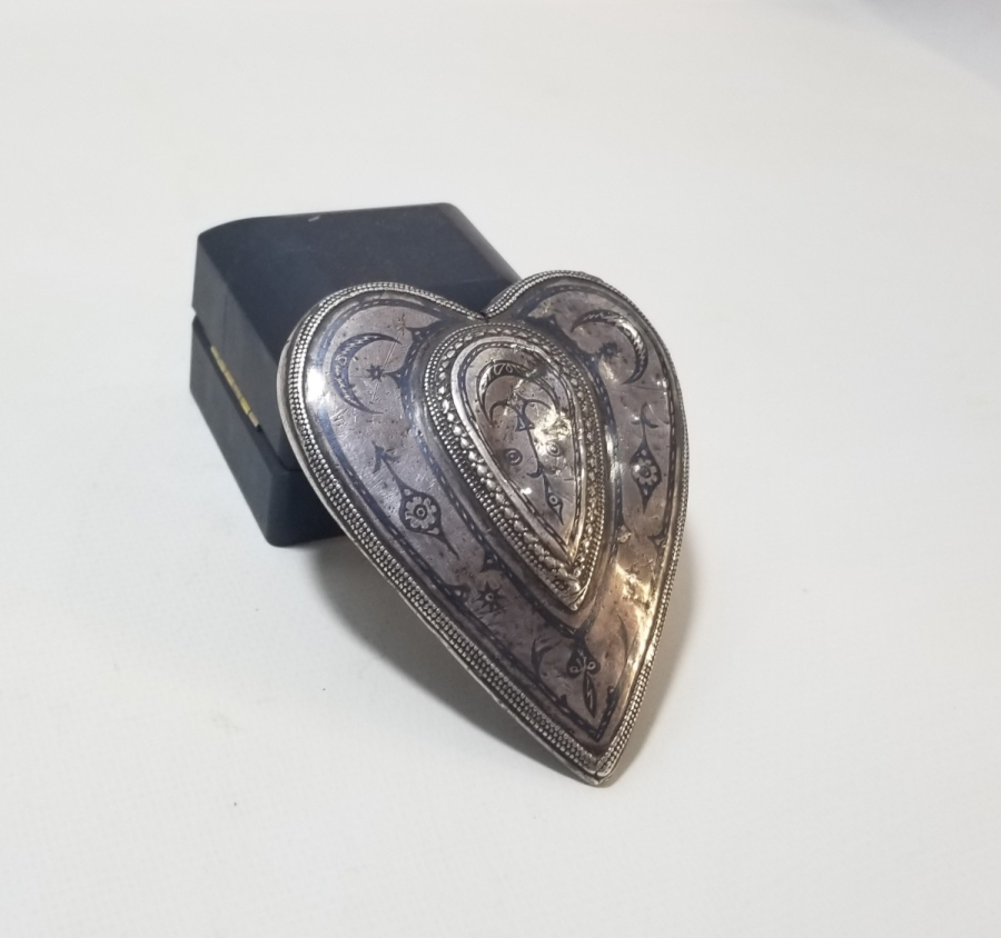 OSMANLI DÖNEMİ SAVATLI GÜMÜŞ ÇERKEZ İŞİ AT DÖŞLÜĞÜ