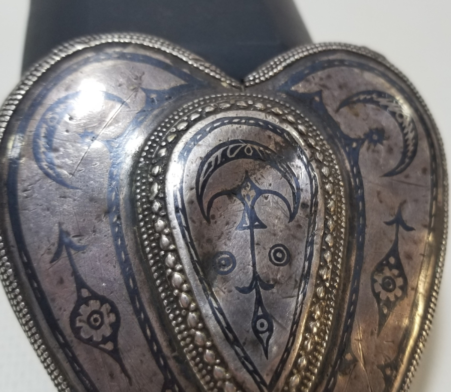 OSMANLI DÖNEMİ SAVATLI GÜMÜŞ ÇERKEZ İŞİ AT DÖŞLÜĞÜ