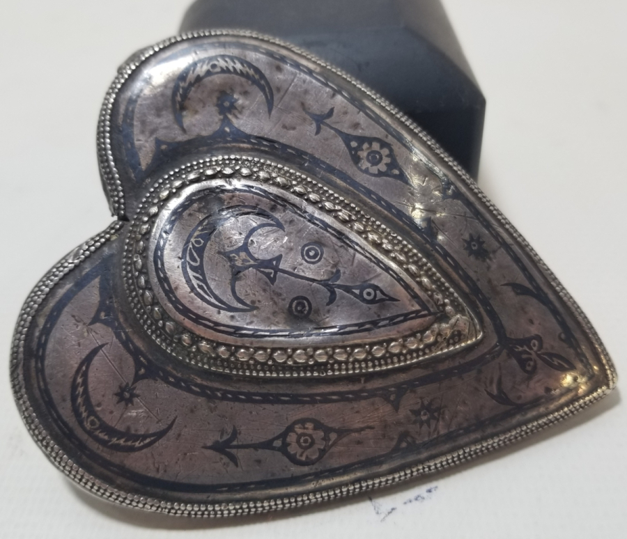 OSMANLI DÖNEMİ SAVATLI GÜMÜŞ ÇERKEZ İŞİ AT DÖŞLÜĞÜ