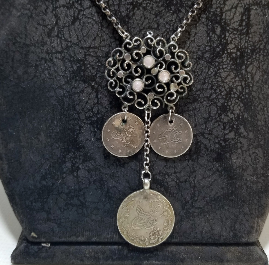 ÖZEL YAPIM GÜMÜŞ GERDANLIK